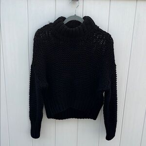 Cozy Black Turtleneck Sweater